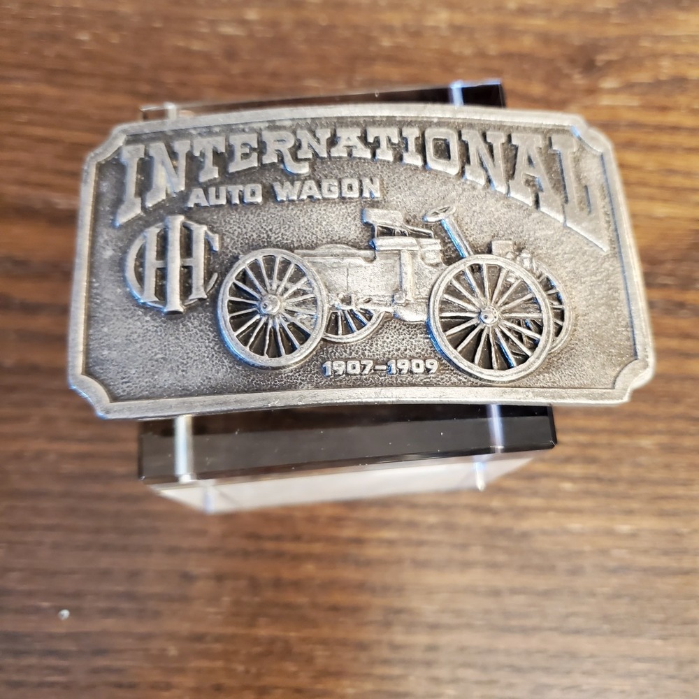 Vtg Limited Edition 1974 International Auto Wagon‎ Belt Buckle by Bergamot